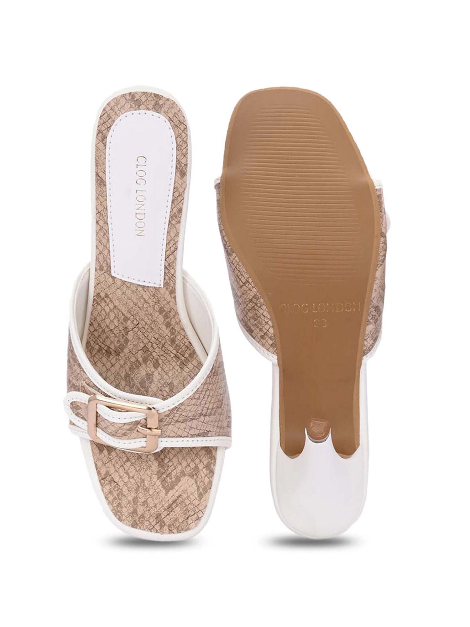 Clog London Women's Brown Casual Stilettos