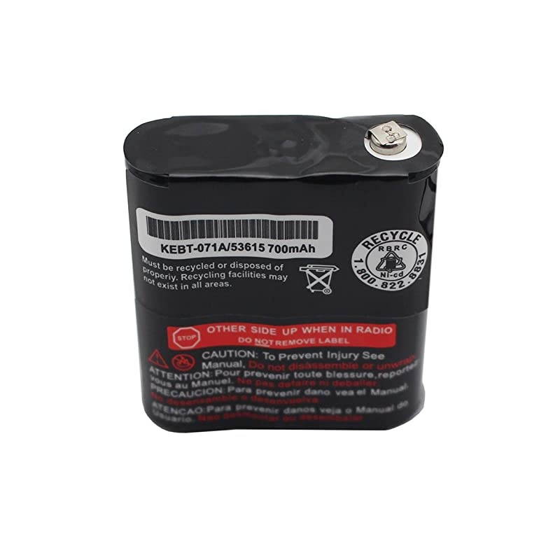 5Pcs 3.6V 700mAh 53615 KEBT-071A Replacement Two-Way Radio Battery for Motorola Talkabout Radio MR350 MJ270 EM1000 MC220 T5000 FV500 FV800 T5950 T6000