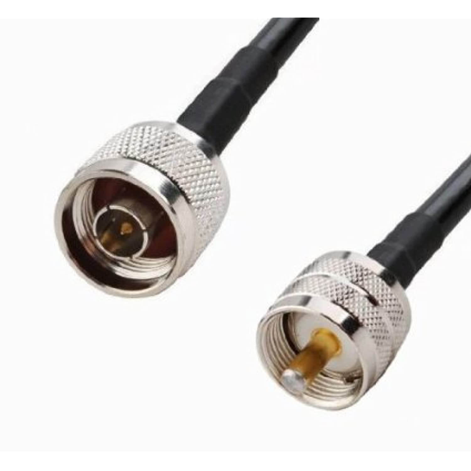 RF Coaxial Cable N Male to Uhf So239 PL259 Male RG58 3ft | MPD Digital (Tm) RG-58 Jumper Made in The U.S.A. by (Tm)