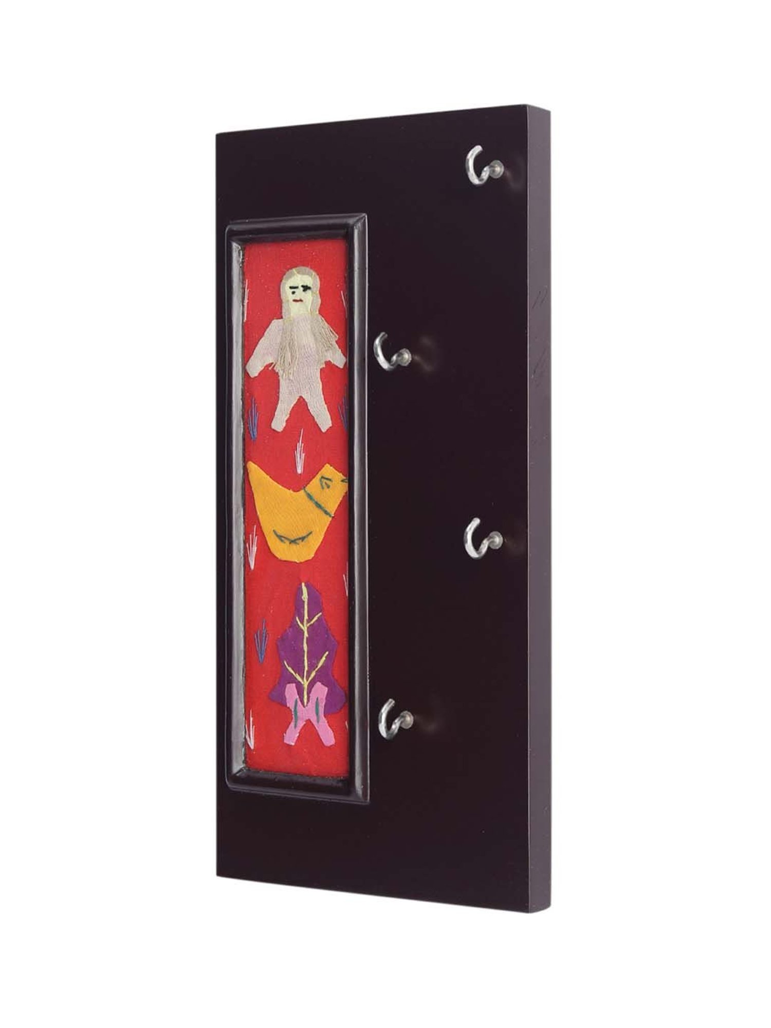 VarEesha Multicolor Wood Sui-Dhaaga Key Holder - Set of 1