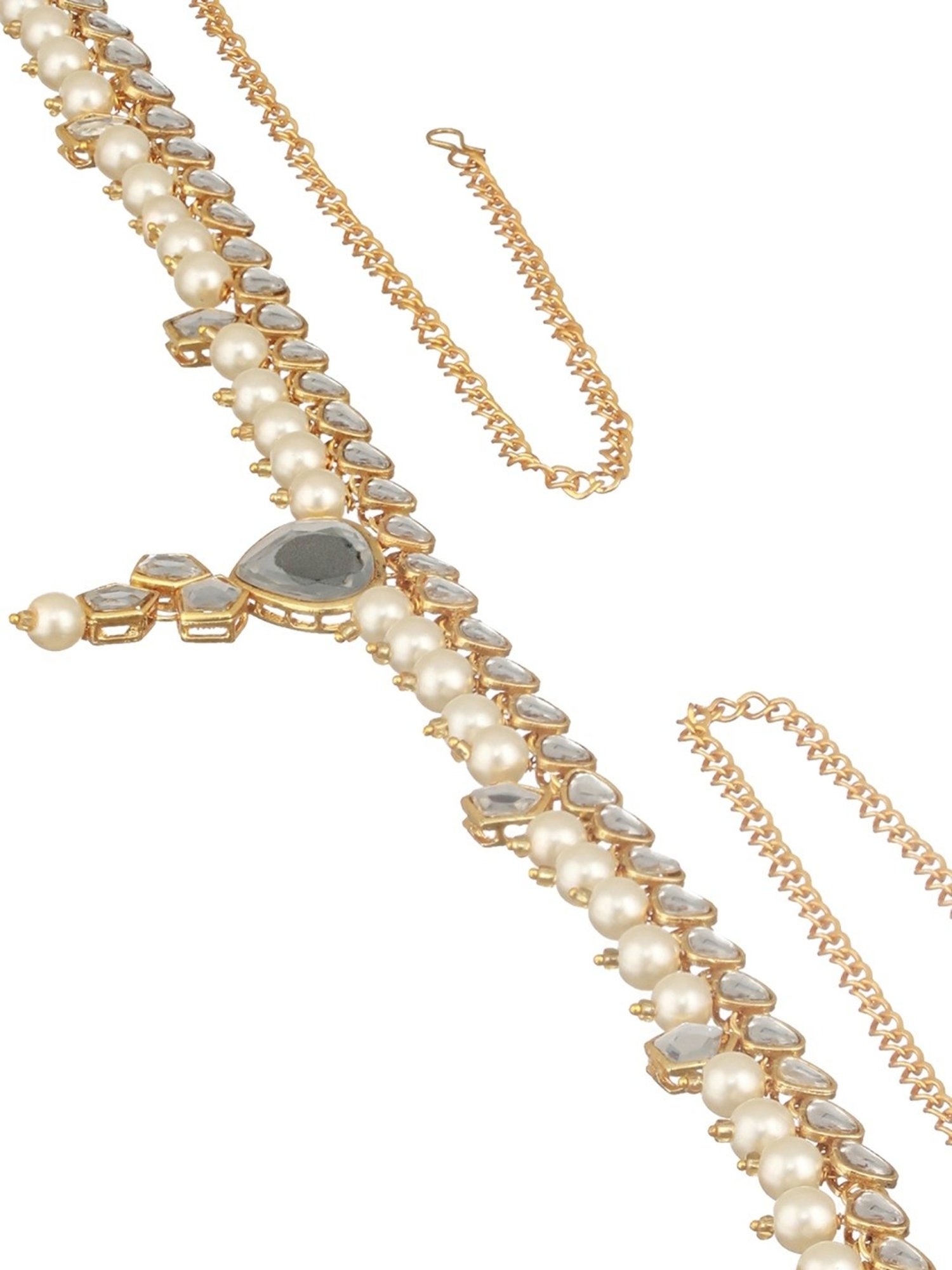 Aatmana Golden Kundan Waist Belt