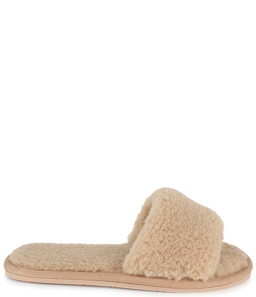 Splendid Carmen Faux Fur Shearling Slides
