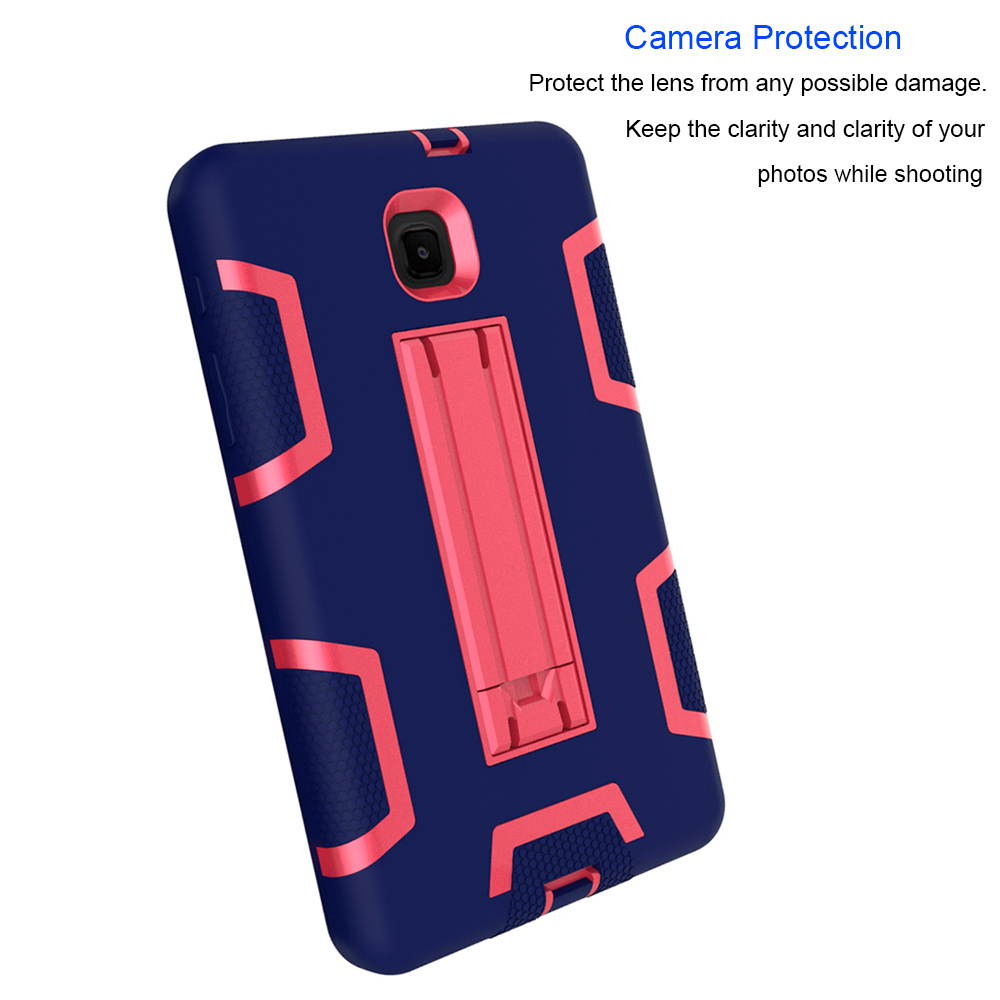 Mignova Case for Galaxy Tab A 8.0 Case 2018,Three Layer Shockproof Armor Defender Full-Body Rugged Protective Case Cover with Stand for Samsung Galaxy Tab A 8.0 2018 SM-T387/T387v