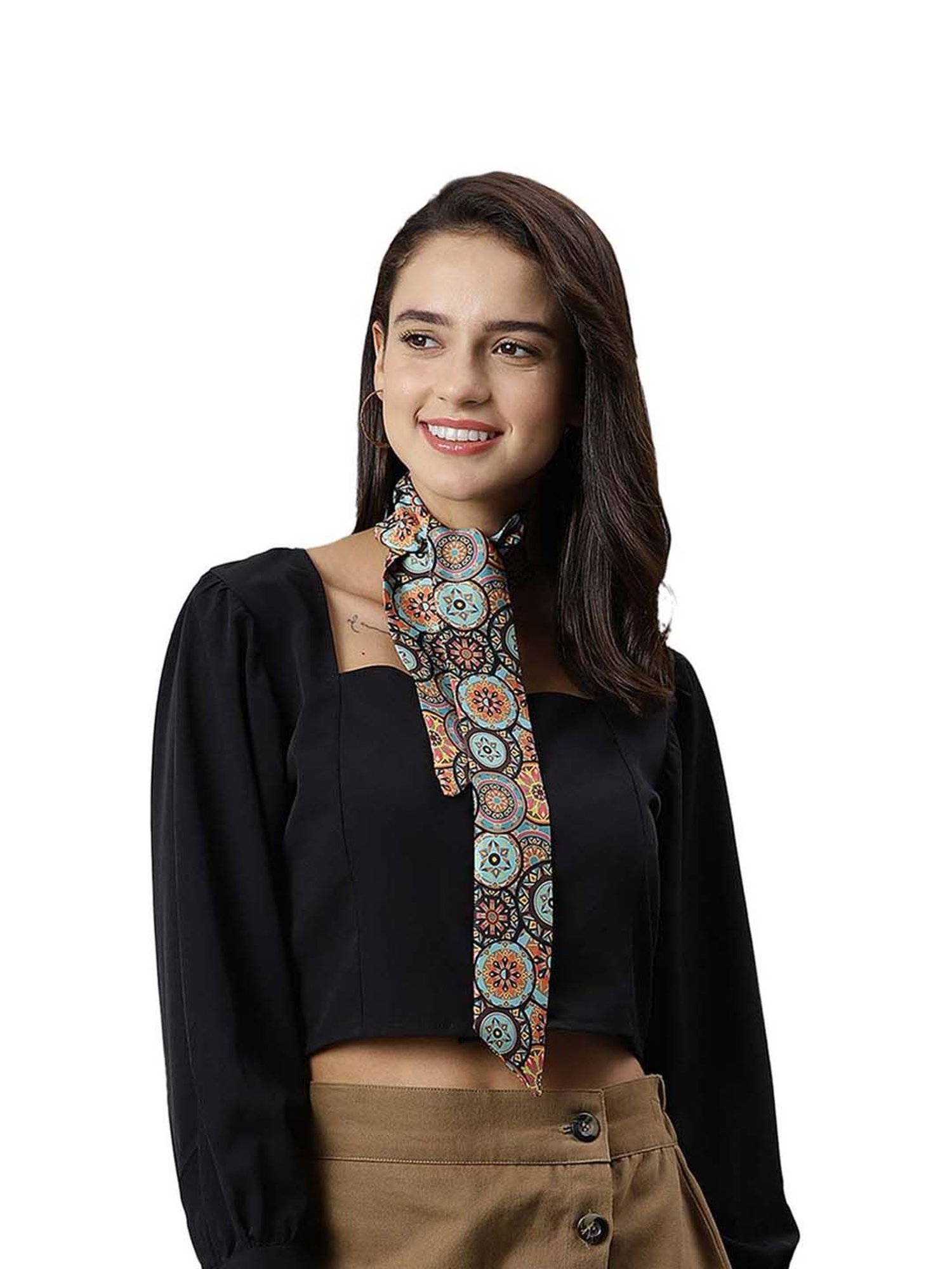 Under Armour Black Polyester Hijab - Extra Small