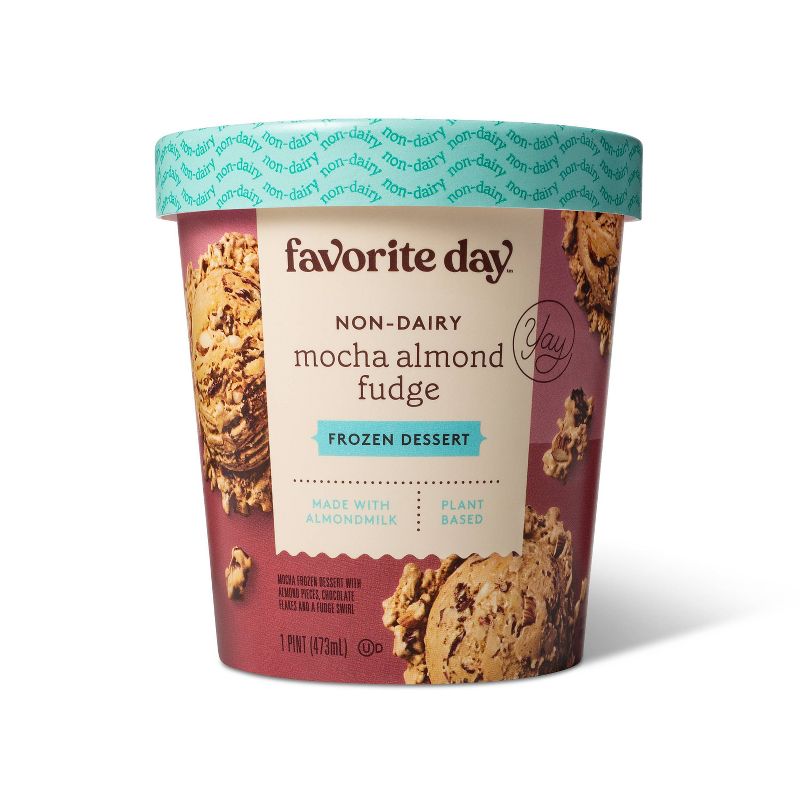 Mocha Almond Fudge Frozen Dessert - 16oz - Favorite Day™