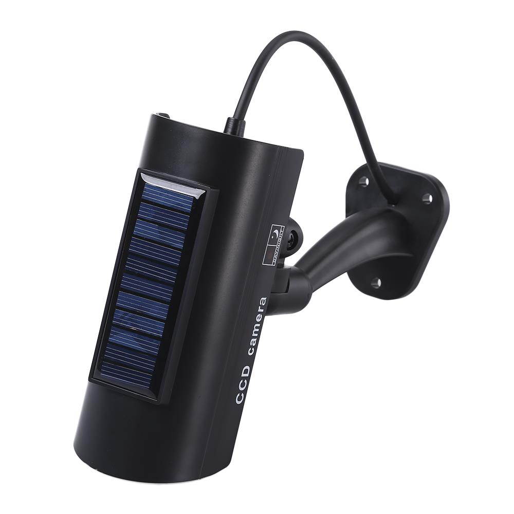 Solar Power Dummy Fake Camera CCTV Surveillance Security LED Flashing Realistic