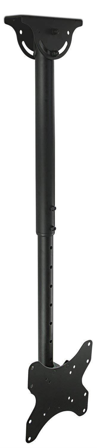 Mount-It! MI-507 Ceiling TV Mount Bracket, Height Adjustable with Tilt and Swivel Motion, Compatible with LED, LCD, Flat Panel TVs Between 23 Inches to 42 Inches, Weight Capacity of 110 Pounds