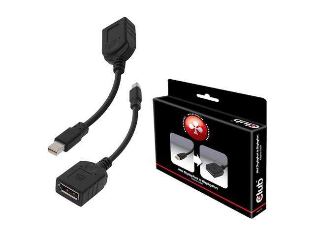 Club3D Model CAC-1110 Mini DisplayPort to DisplayPort Adapter Cable