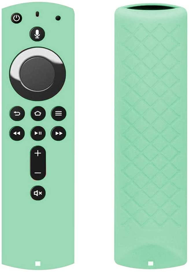 Shockproof Protective Silicone Case/Covers Compatible with All-New Alexa Voice Remote for Fire TV Stick 4K, Fire TV Stick (2nd Gen), Fire TV (3rd Gen) - Mint