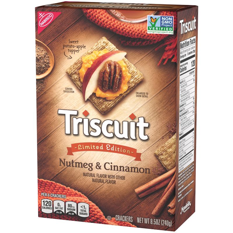 Nabisco Triscuit Limited Edition Nutmeg & Cinnamon Crackers - 8.5oz