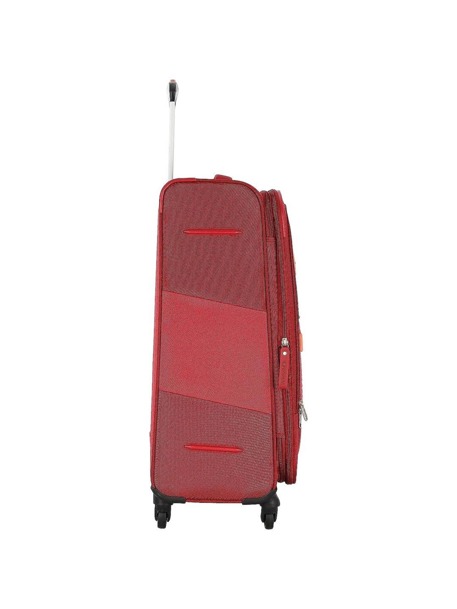 American Tourister Spruce Red Textured Soft Large Trolley Bag - 82 cm