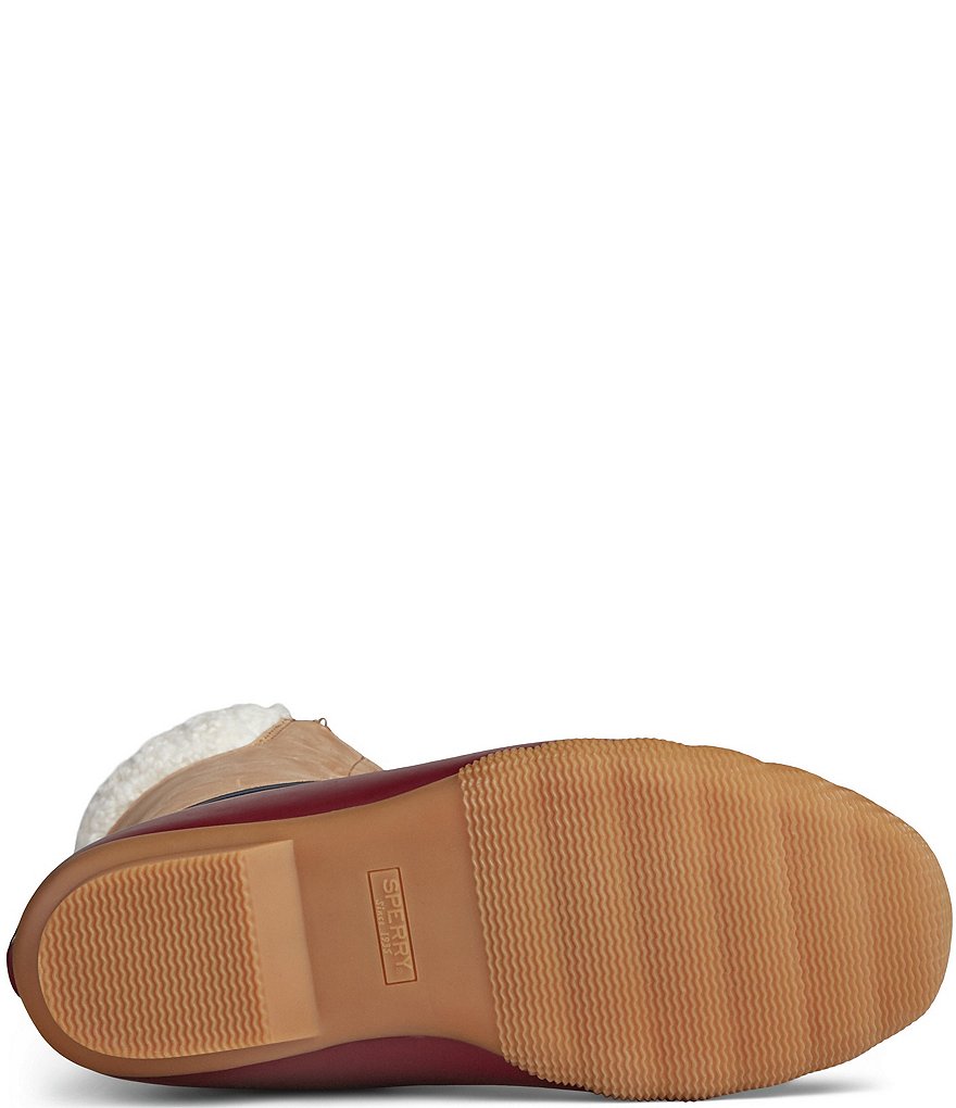 Sperry Women's Saltwater Tall Leather Cozy Winter Duck Boots