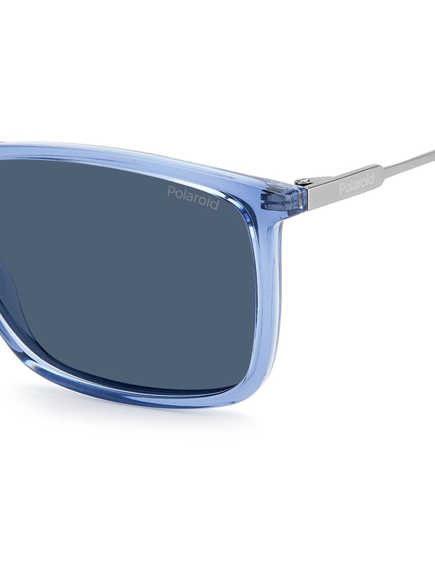 Polaroid Blue Rectangular Sunglasses for Men
