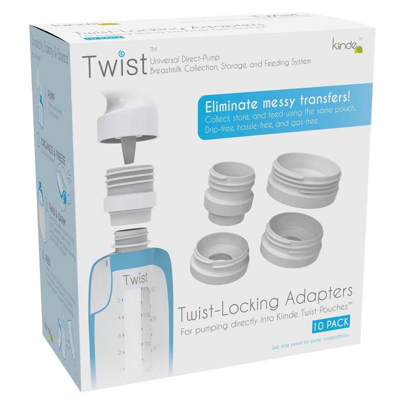 Kiinde Twist Pouch Direct Pump Adapters