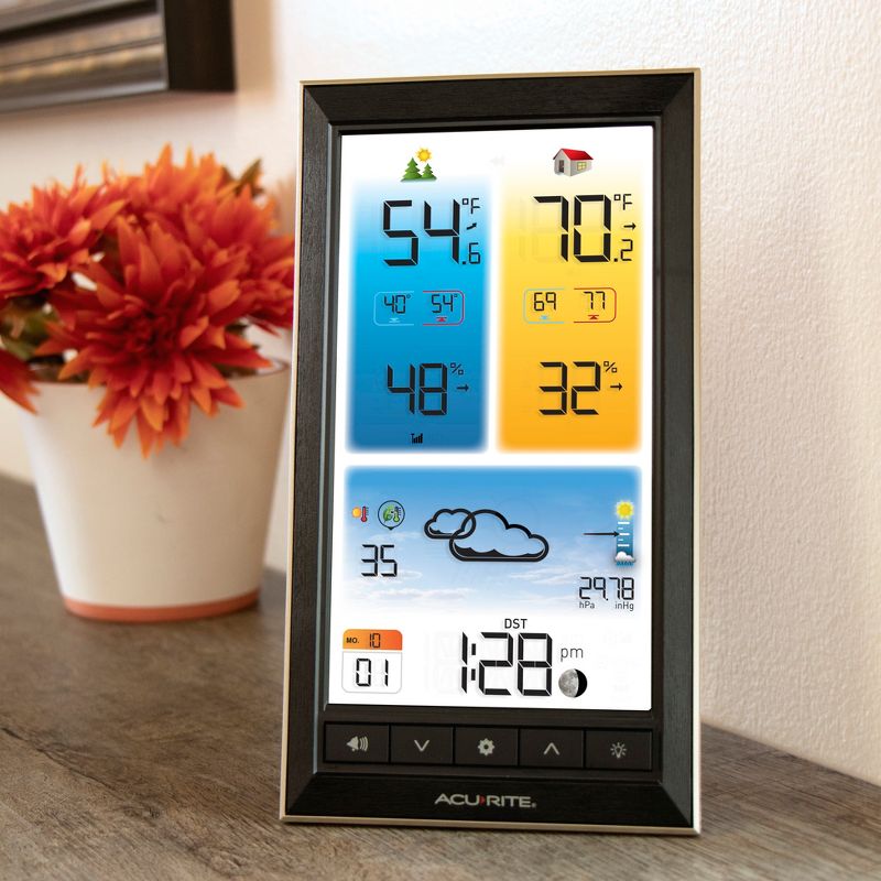 Wind & Weather Plastic Floating Rain Gauge with Metal Stake