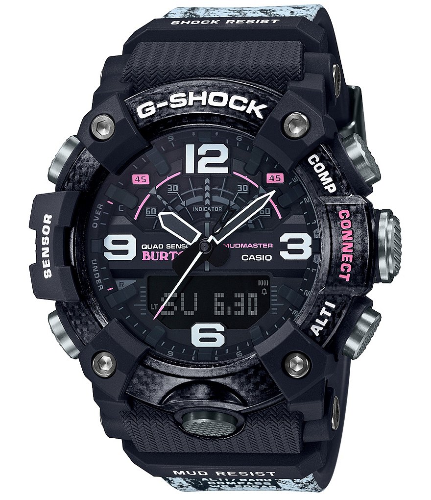 G-Shock Black Resin Pink Accent Ana-Digi Watch