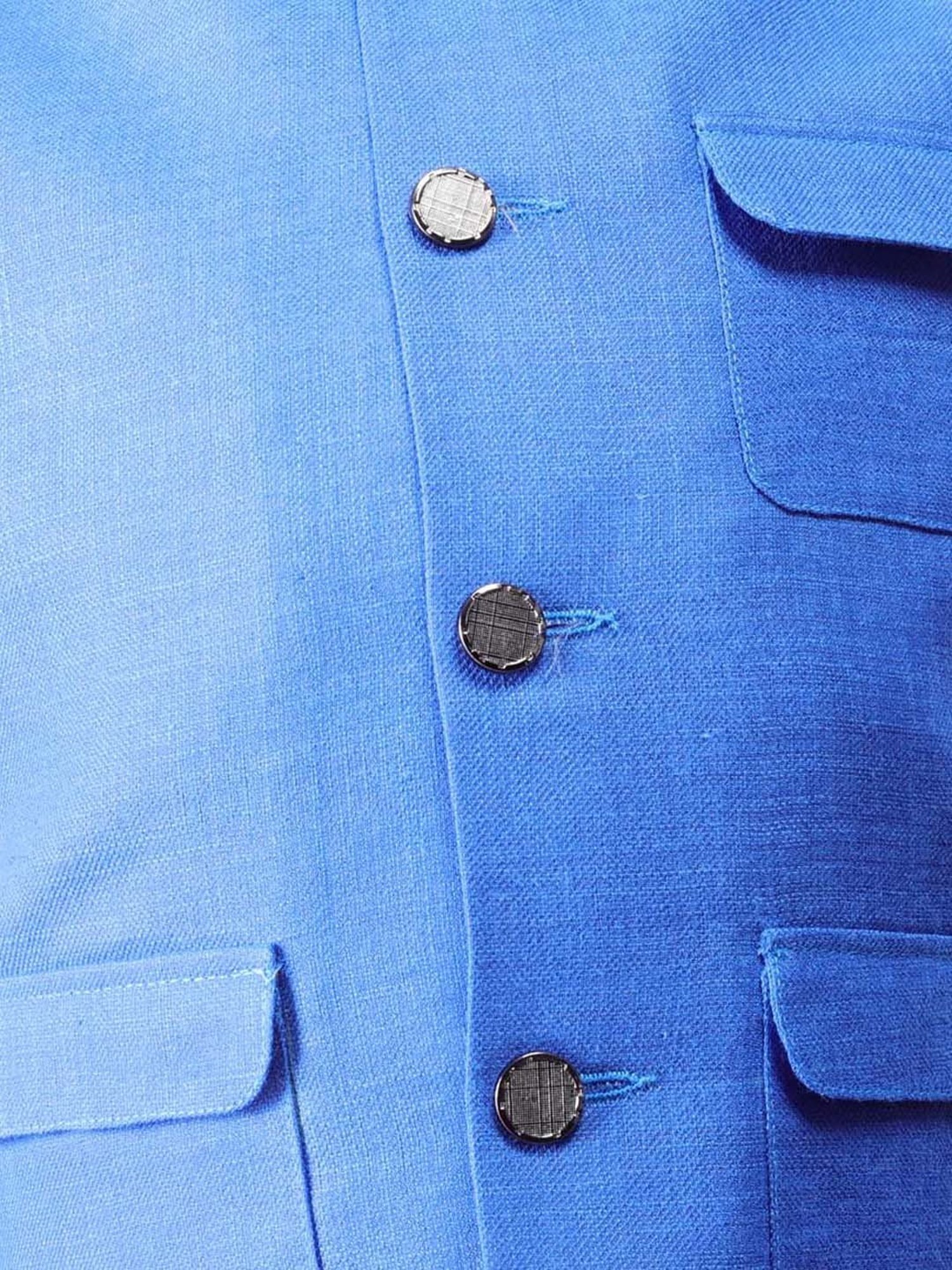 TABARD Kids Yellow & Blue Cotton Regular Fit Kurta Set