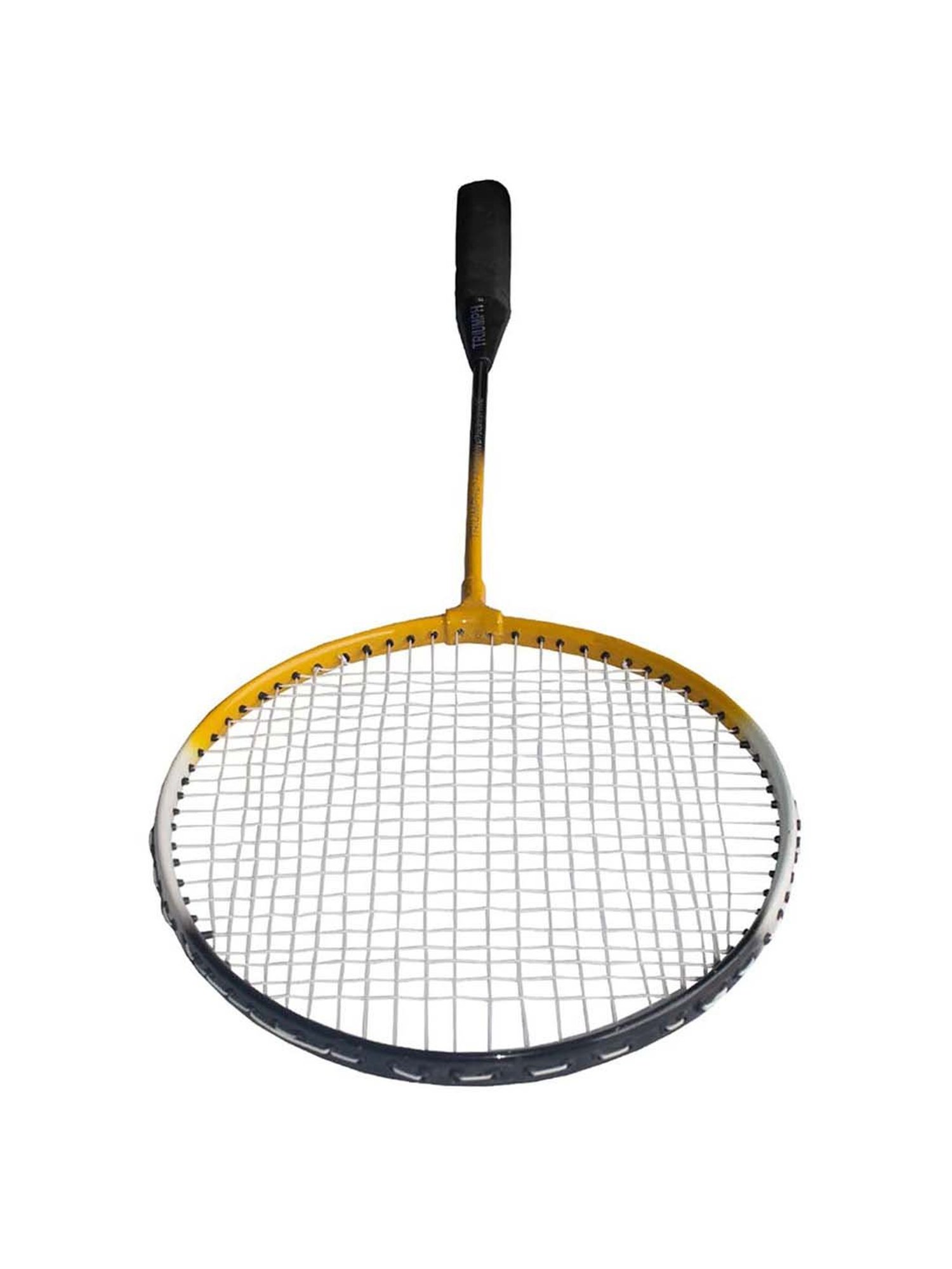 Triumph Multicolored Badminton Racquet with TITAN-200i Duck Feather Shuttlecock for Men (10Pcs)