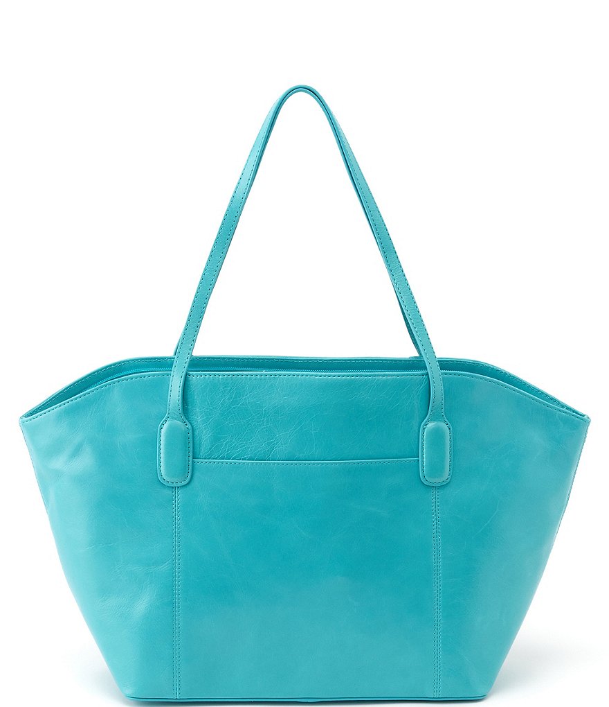 HOBO Patti Shoulder Zip Top Grain Leather Tote Bag
