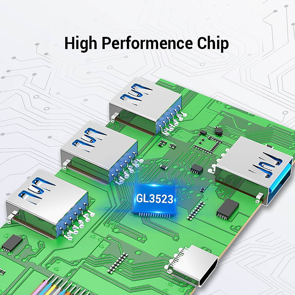 Vention TGCHB USB-C HUB Type-C to 4* USB 3.0 + Micro USB 2.0 Laptop PC USB 3.0 HUB Adapter Converter Splitter