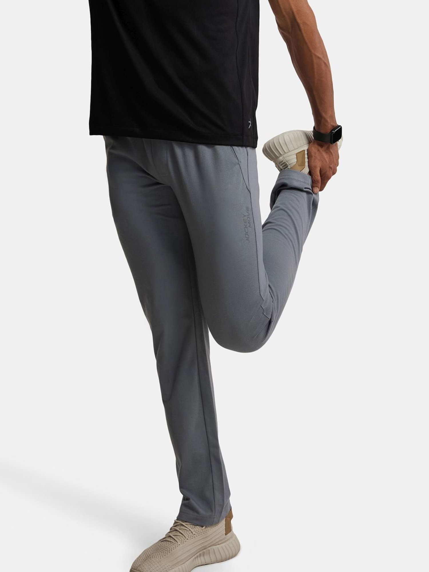 Basics Green Jogger Track Pant