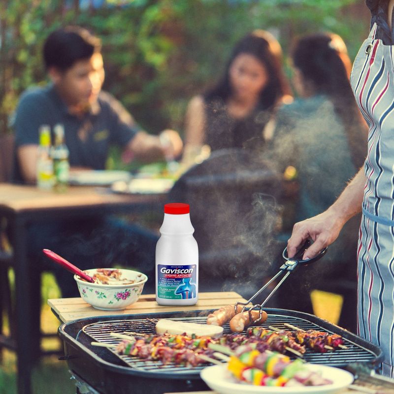 Gaviscon Extra Strength Antacid Liquid - Cool mint 12oz