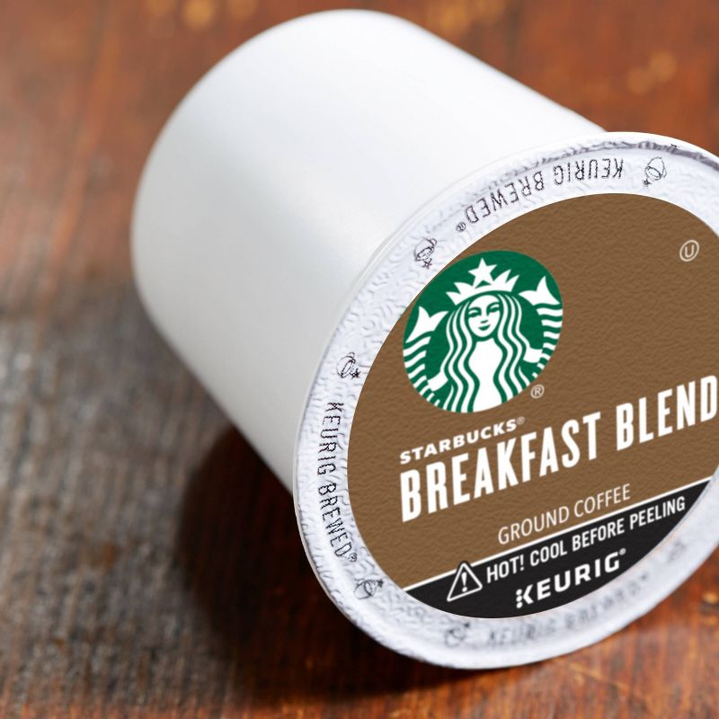 Starbucks Breakfast Blend Light Roast Coffee - Keurig K-Cup Pods - 22ct