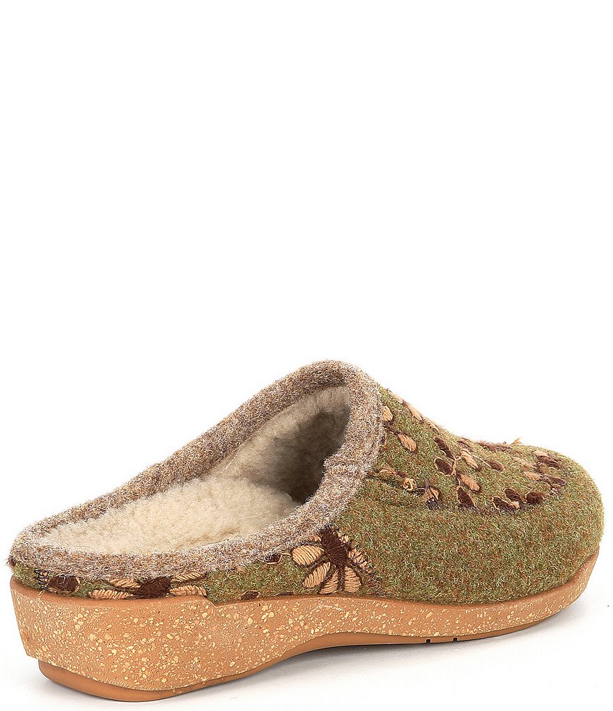 Taos Footwear Woolderness 2 Wool Cork Wedge Clogs