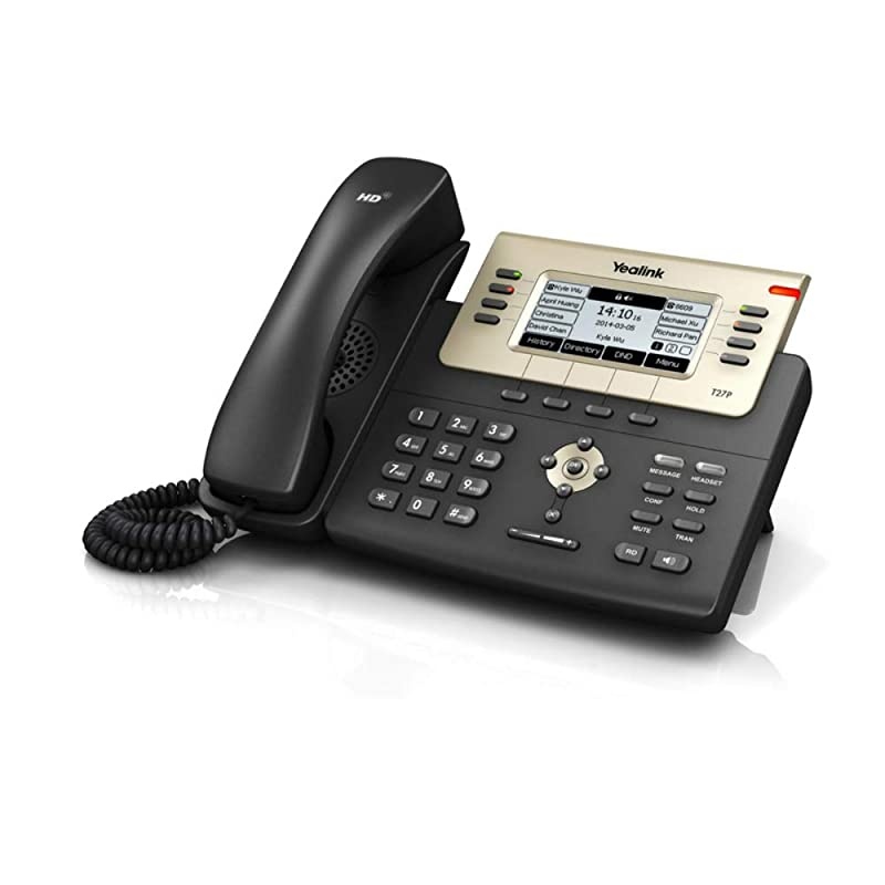 T27G IP Phone 6 Lines 366Inch Graphical LCD USB 20 DualPort Gigabit Ethernet 8023af PoE Power Adapter Not Included SIPT27G