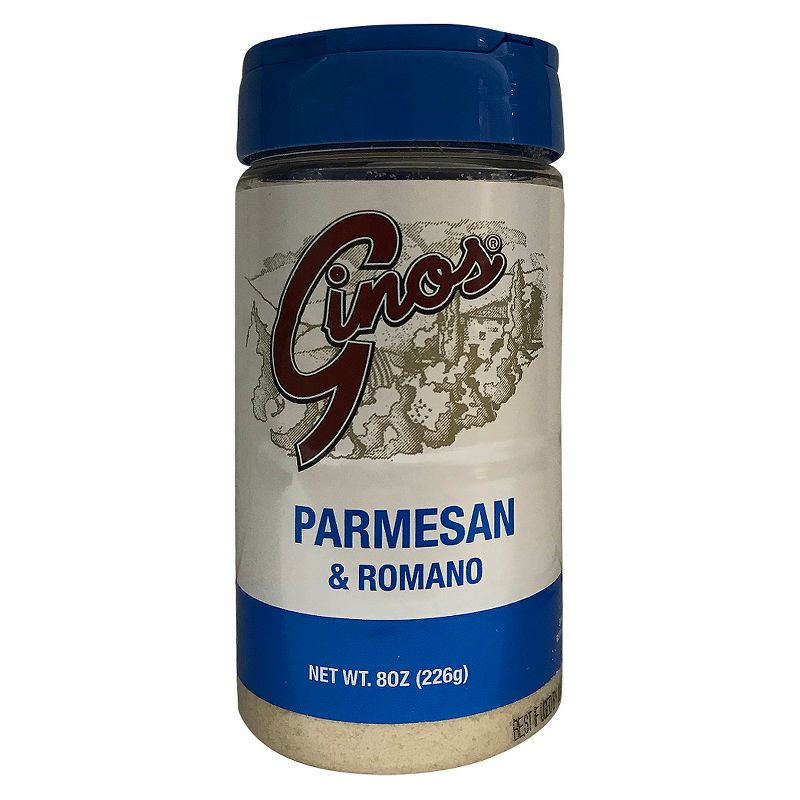 Gino's Grated Parmesan & Romano Cheese - 8oz Bottle