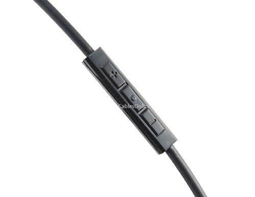 CablesOnline 47in AKG Headset to iPhone/ iPad Replacement Cable with Mic & Volume Control(IP-XM34)