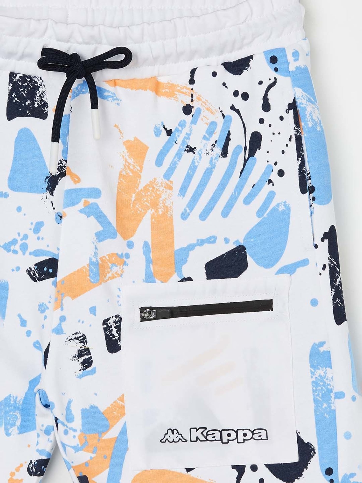 KAPPA Kids Multicolor Cotton Printed Shorts