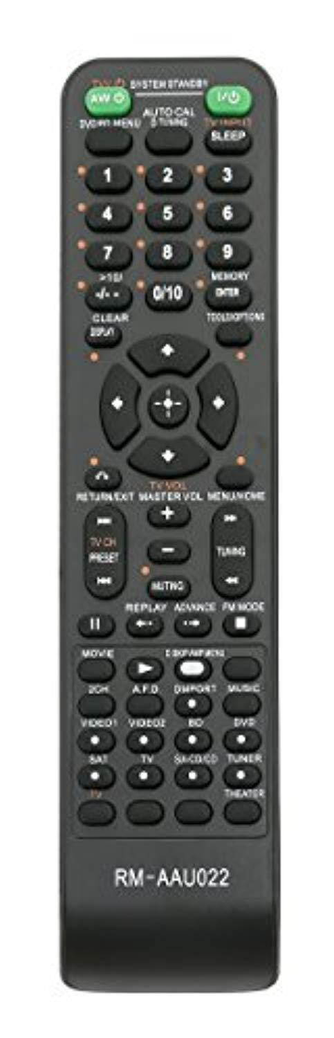 new rm-aau022 replace remote fit for sony home theatre system ht-ss2300 htddw5000 str-dg520 strkm7500 htddwg700 ht-sf2300 str-k