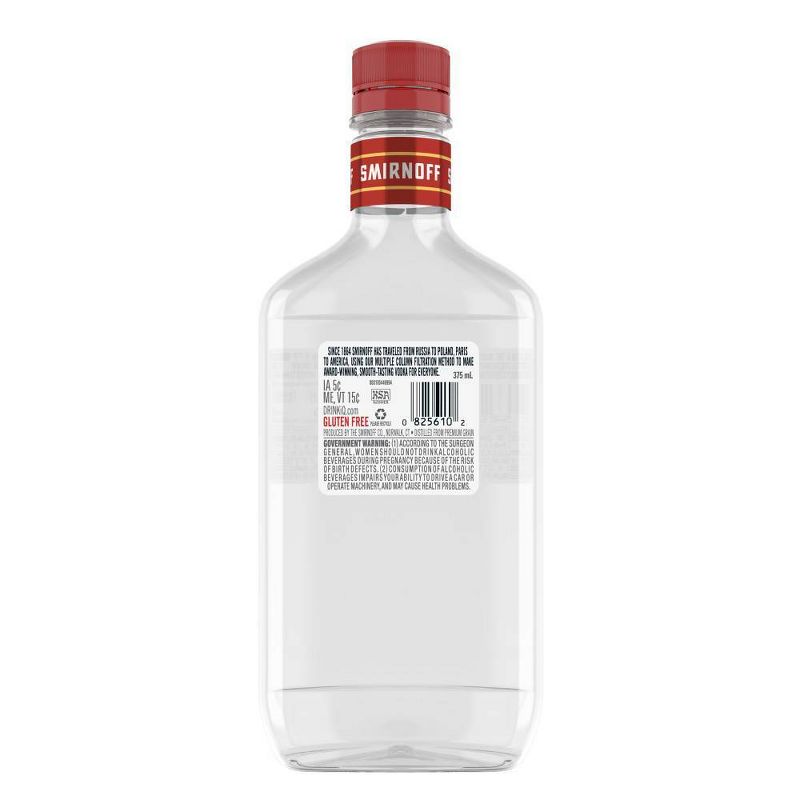 Smirnoff Vodka - 375ml Plastic Bottle