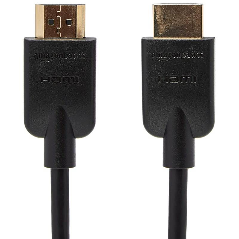 Flexible and Durable Premium HDMI Cable Supports Ethernet 3D 4K HDR and ARC 4K60Hz 18Gbps 1 Foot Black