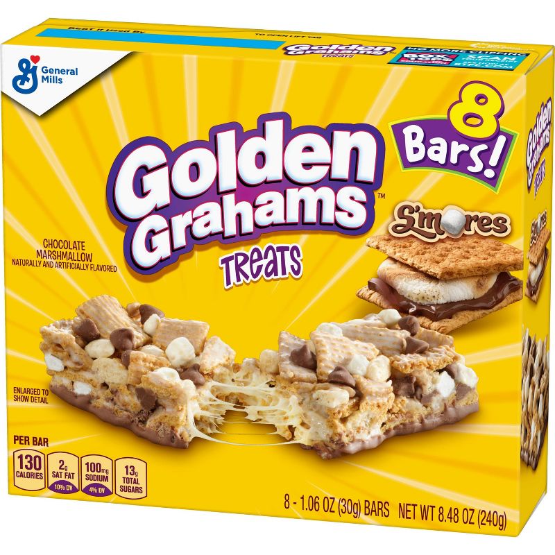 Golden Grahams S'mores Chocolate Marshmallow Bars - 8ct