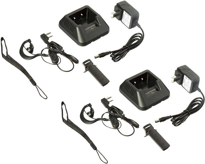 BAOFENG 2 Pack 8W Radio+1 Cable+2 speaker 2 Pack Tri-Power 8/4/1W Two-Way Radio Transceiver,Black