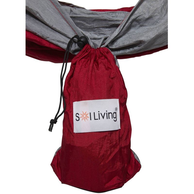 Nylon Camping Hammock - Colibri Maron - Sol Living