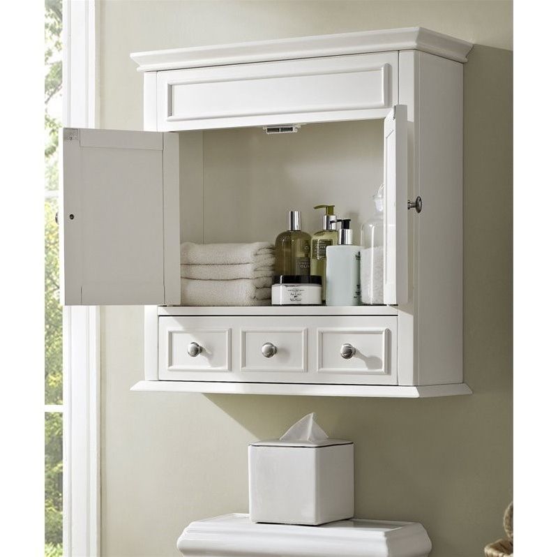 Wood Medicine Cabinet in White-Pemberly Row