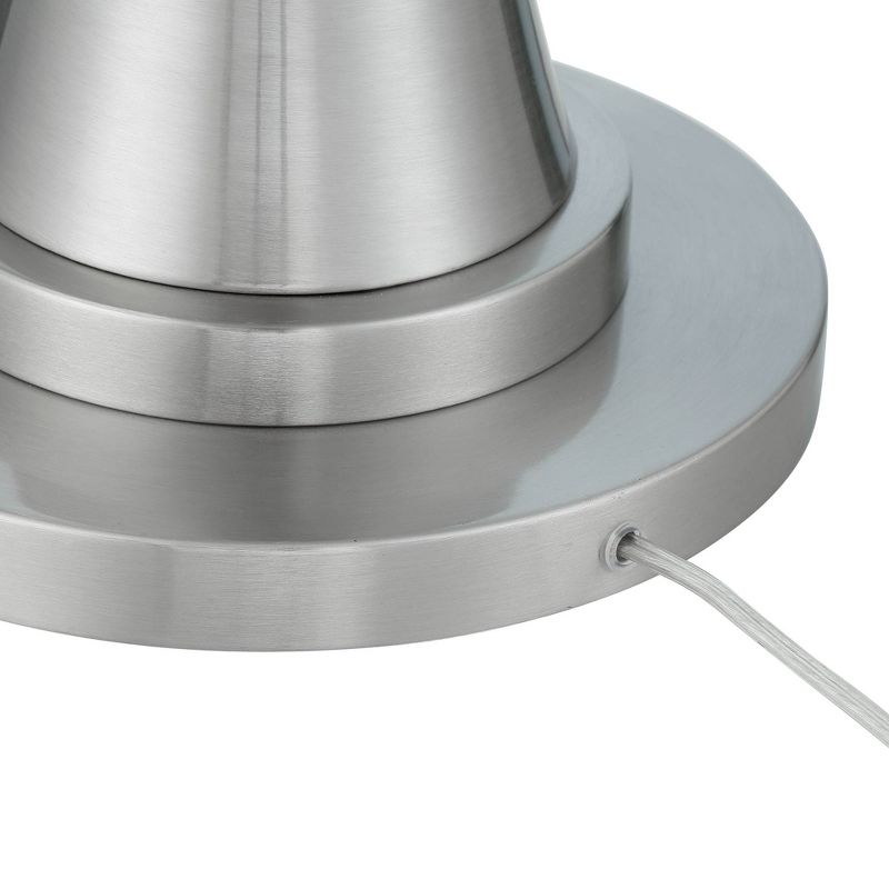 360 Lighting Karl Modern Brushed Nickel Floor Lamp