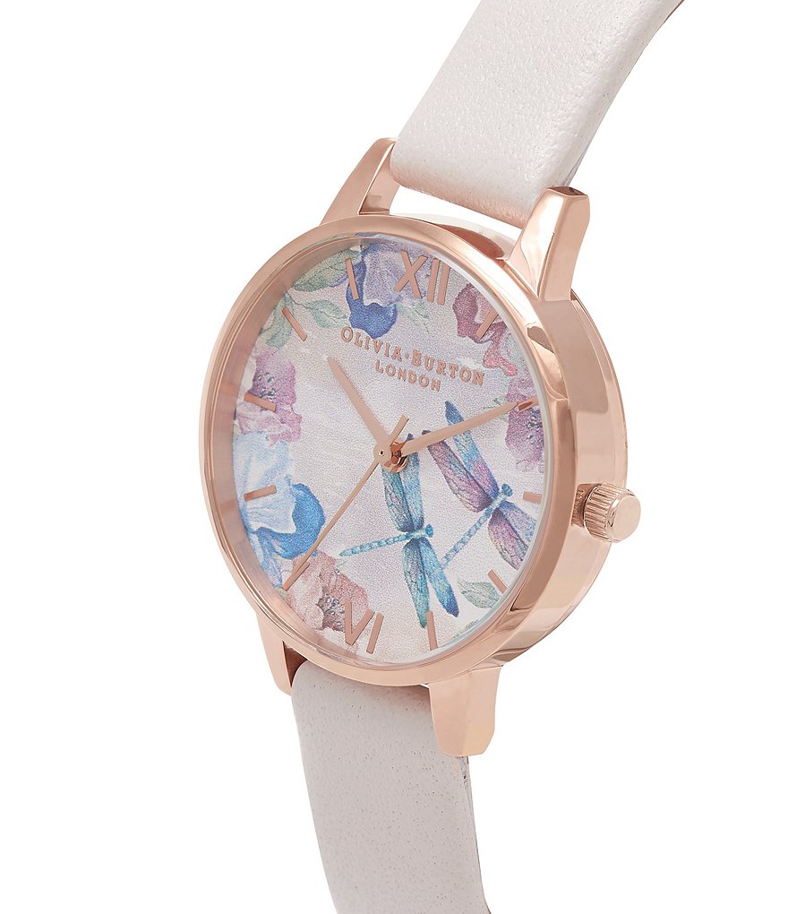 Olivia Burton Dragonfly Midi Blush and Rose Gold Watch