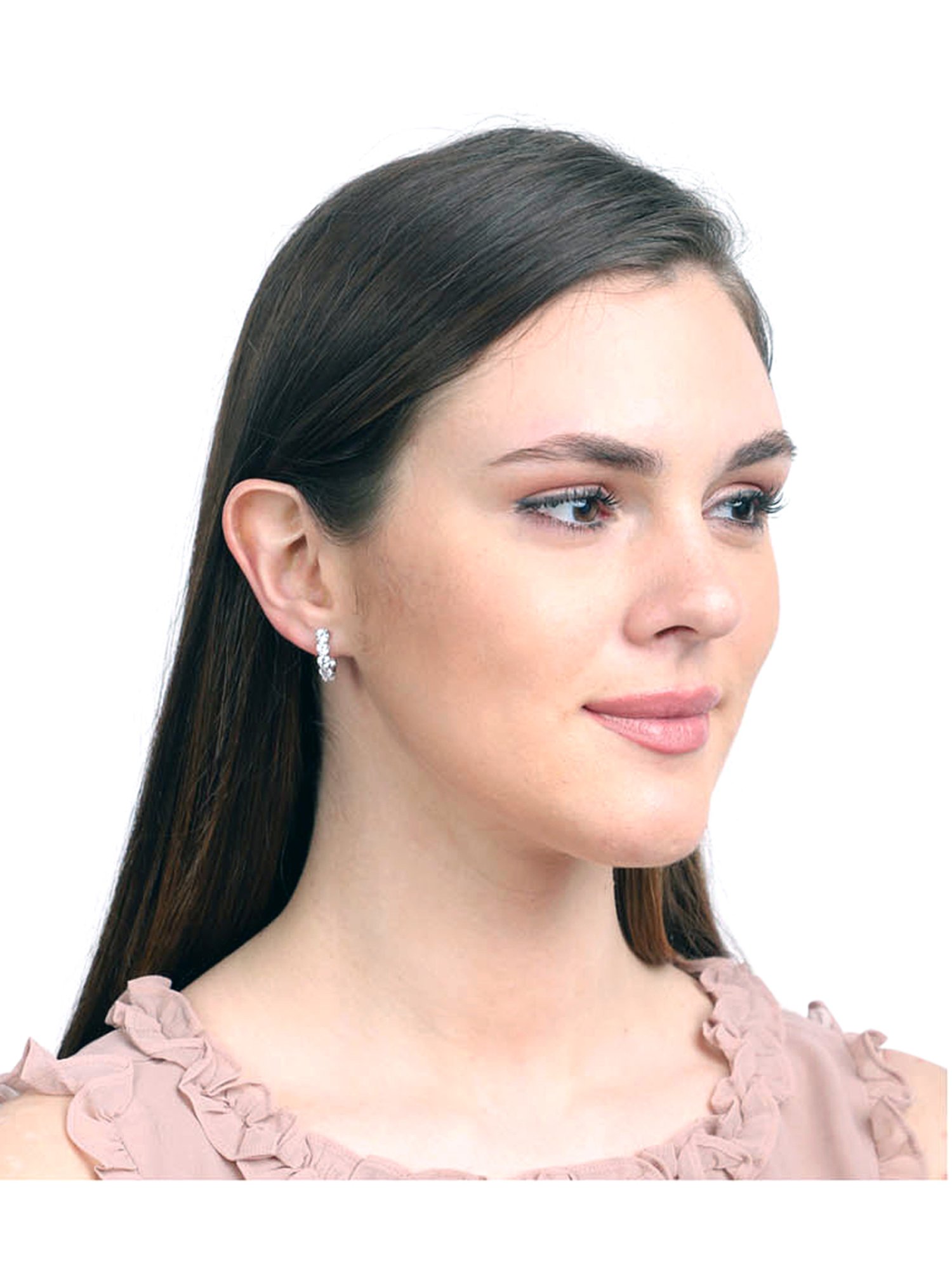 Clara 92.5 Sterling Silver Remy Earrings for Women