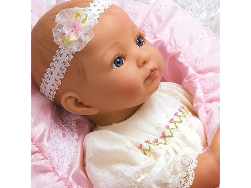 Paradise Galleries Reborn Baby Doll Bella, 19 inch Realistic Newborn Girl in GentleTouch Vinyl & Weighted Body, 5-Piece Doll Ensemble