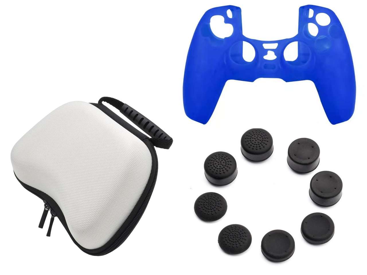 For PS5 Gamepad Silicone Protective Cover For SONY Playstation 5 Wireless Controller Protection Case With Non-slip Particles