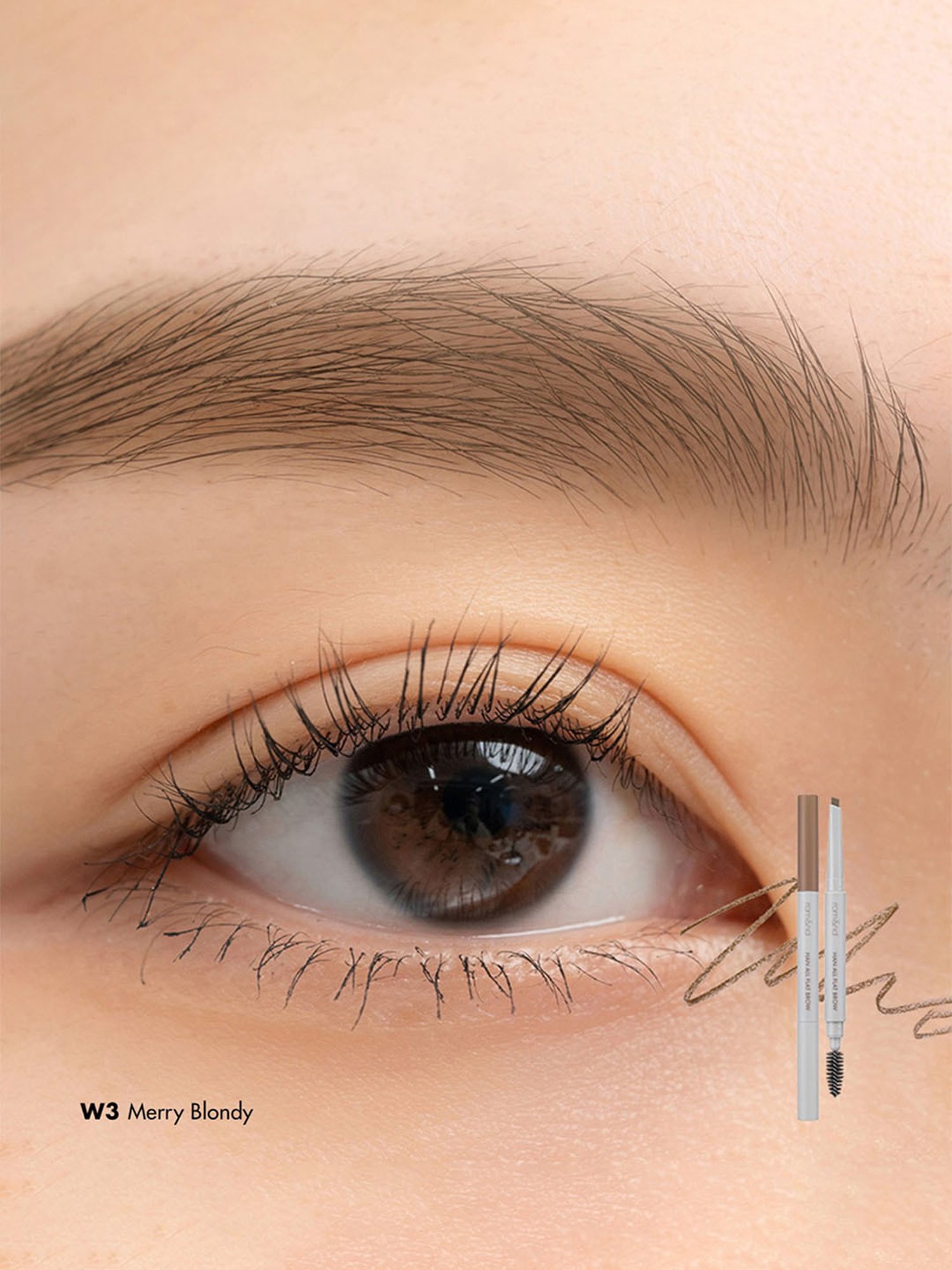 Rom&nd Han All Flat Brow W3 Merry Blondy - 0.17 gm