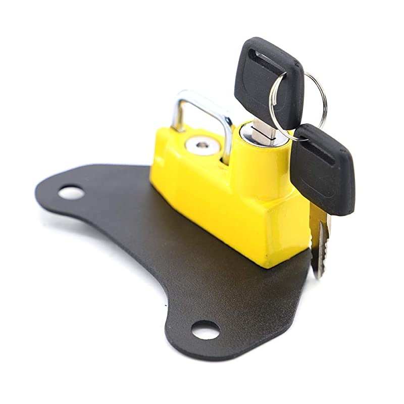 Helmet Lock with Keys for Indian Scout/Sixty 2015-2018-Yellow