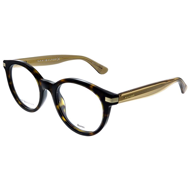 Tommy Hilfiger TH 1518 086 Womens Oval Eyeglasses Dark Havana 48mm