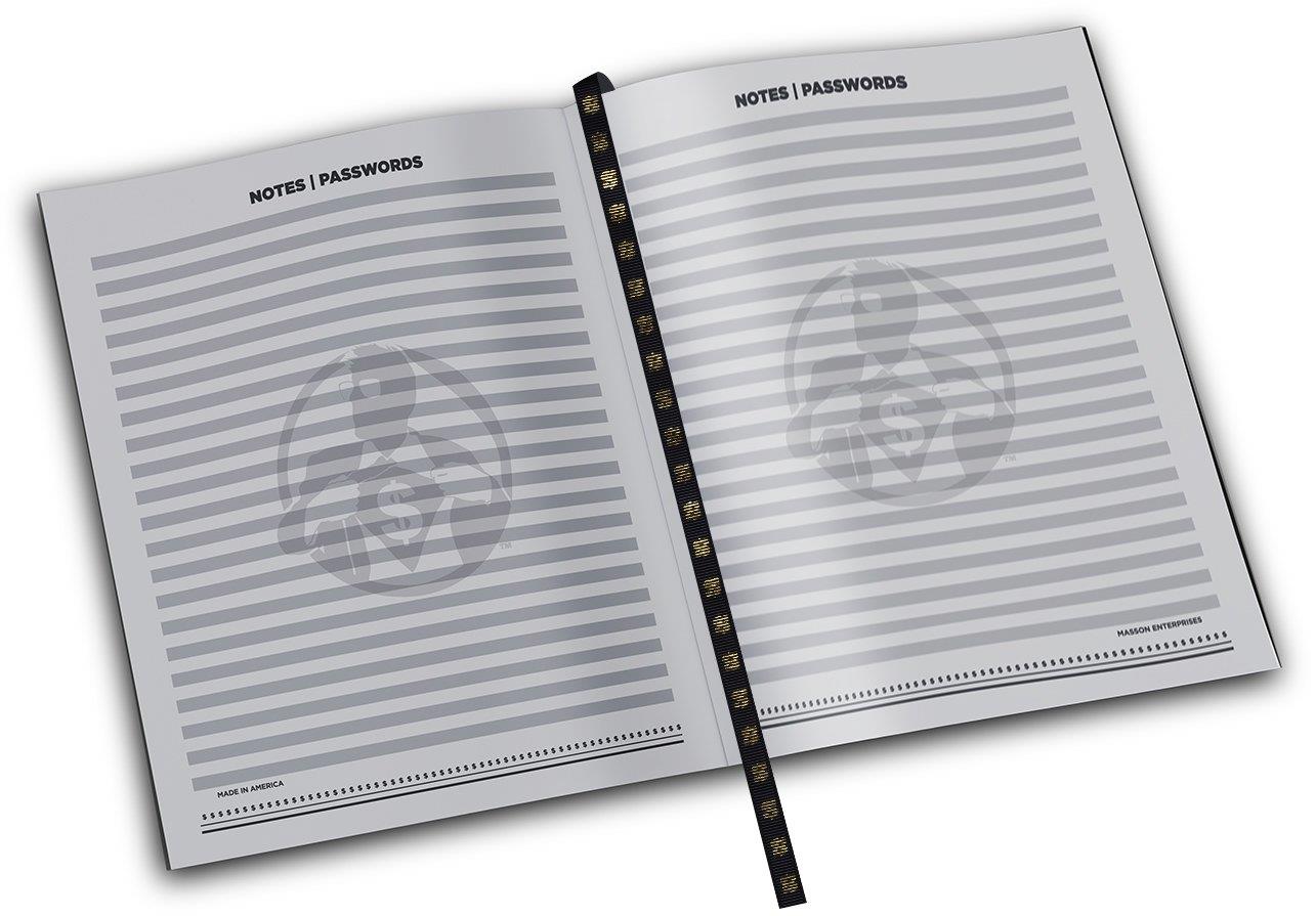 8-1/2x11 Large Check Register, Oversized Check Book