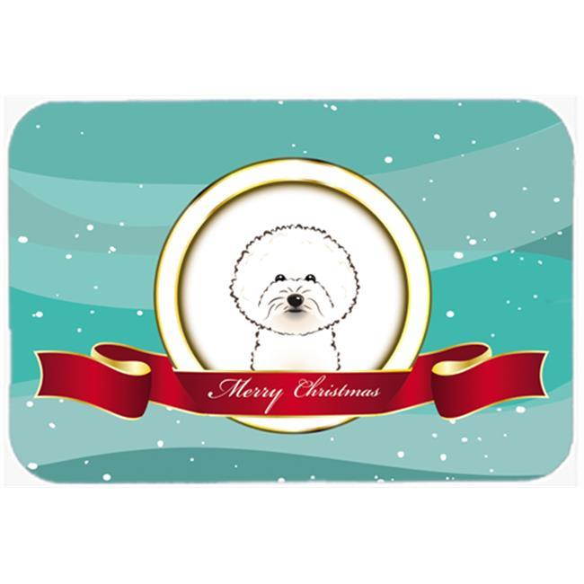 Bichon Frise Merry Christmas Mouse Pad, Hot Pad or Trivet BB1527MP