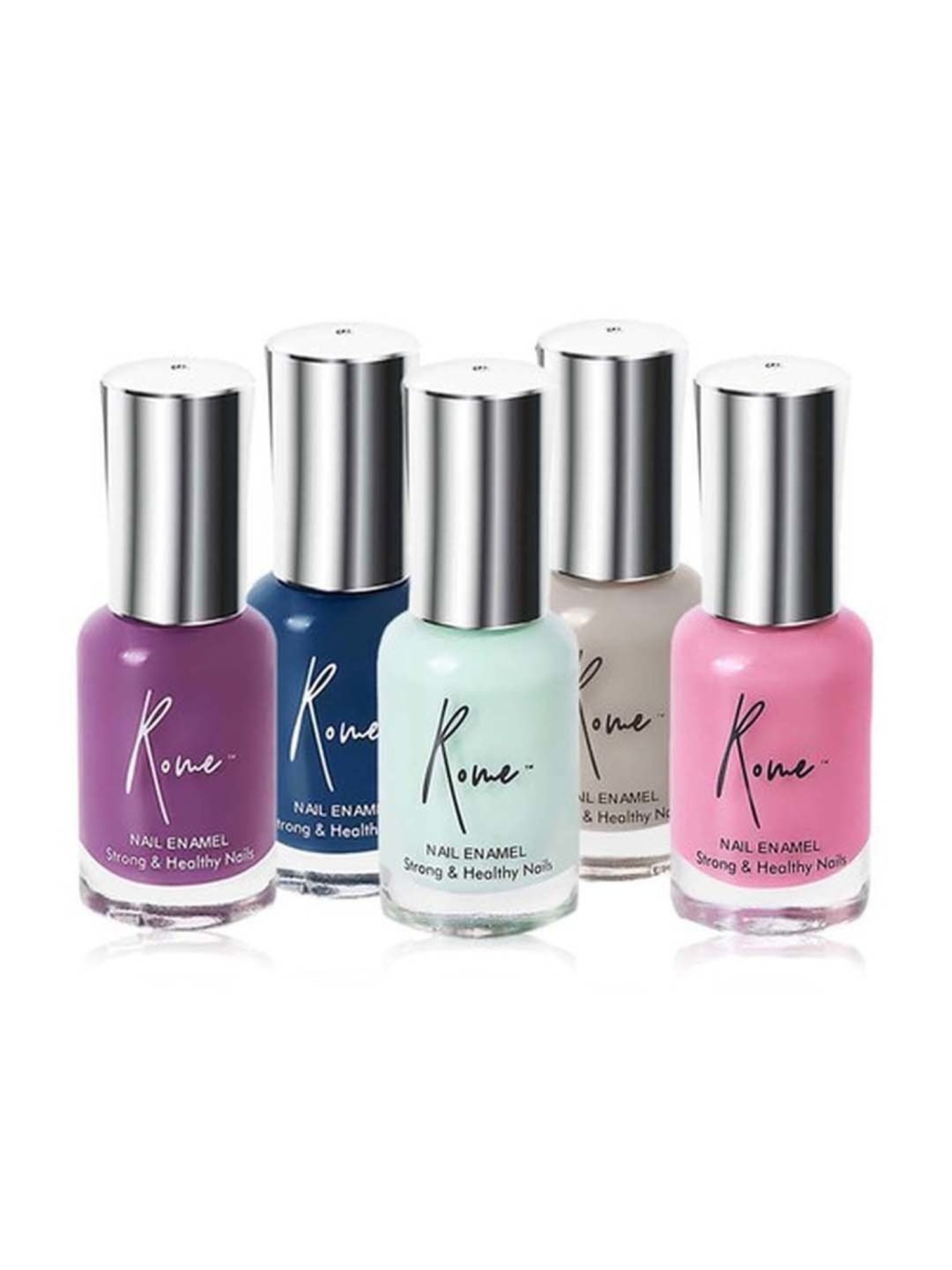 Rome Set of 5 Strong & Healthy Nail Enamel